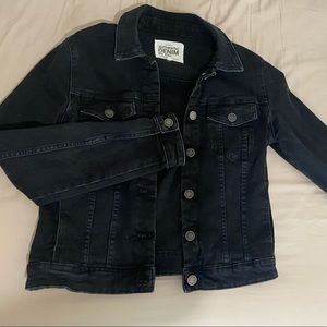 Zara black denim jacket - Small